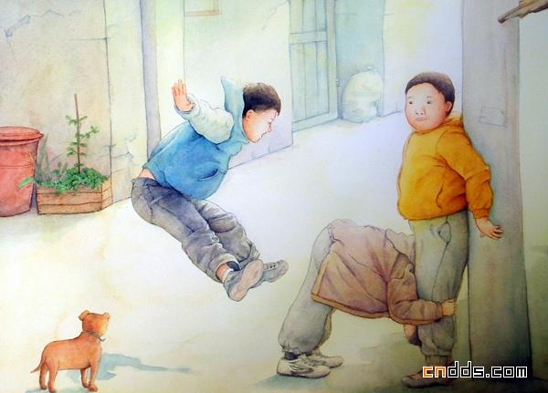 韓國bluerainyh唯美淡彩插畫