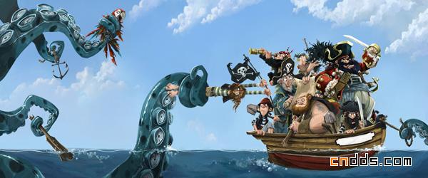 英國Jonny Duddle插畫作品