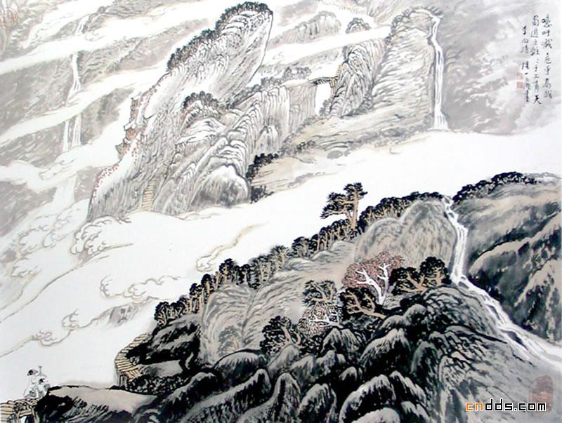 陸一飛水墨作品欣賞