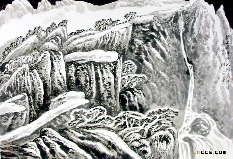 陸一飛水墨作品欣賞