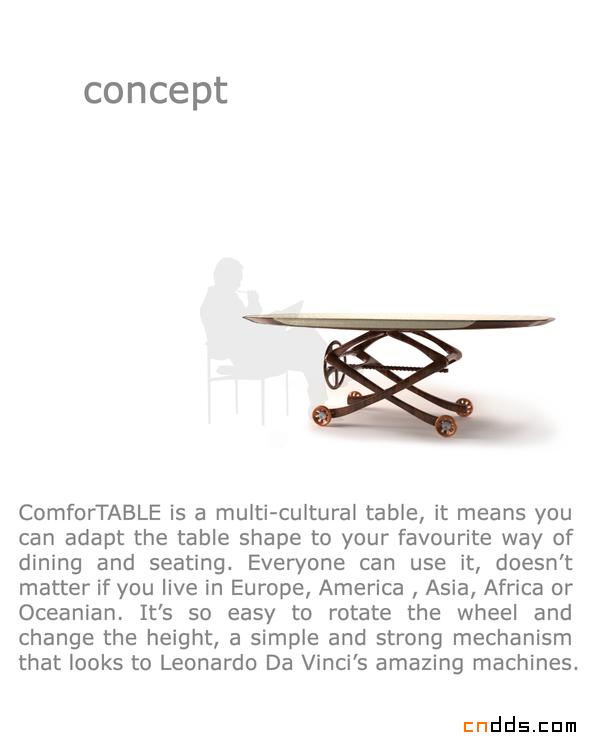 概念茶桌设计