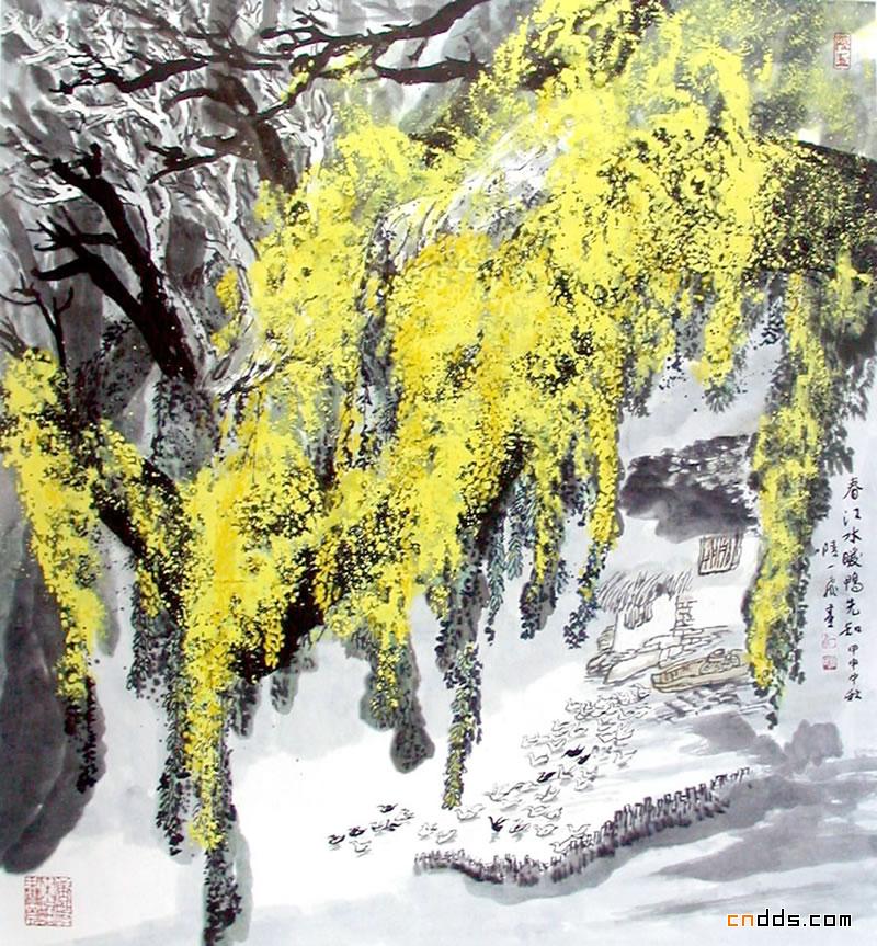 陸一飛水墨作品欣賞