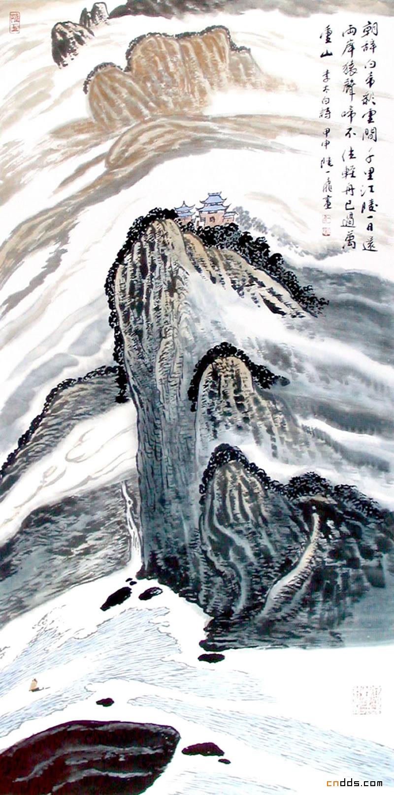 陸一飛水墨作品欣賞