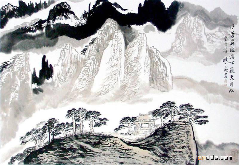 陸一飛水墨作品欣賞