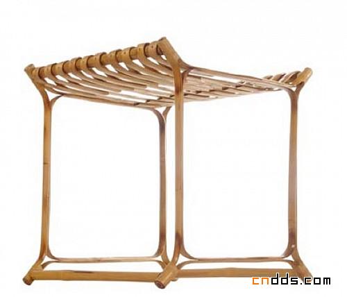 淡雅的竹制家具