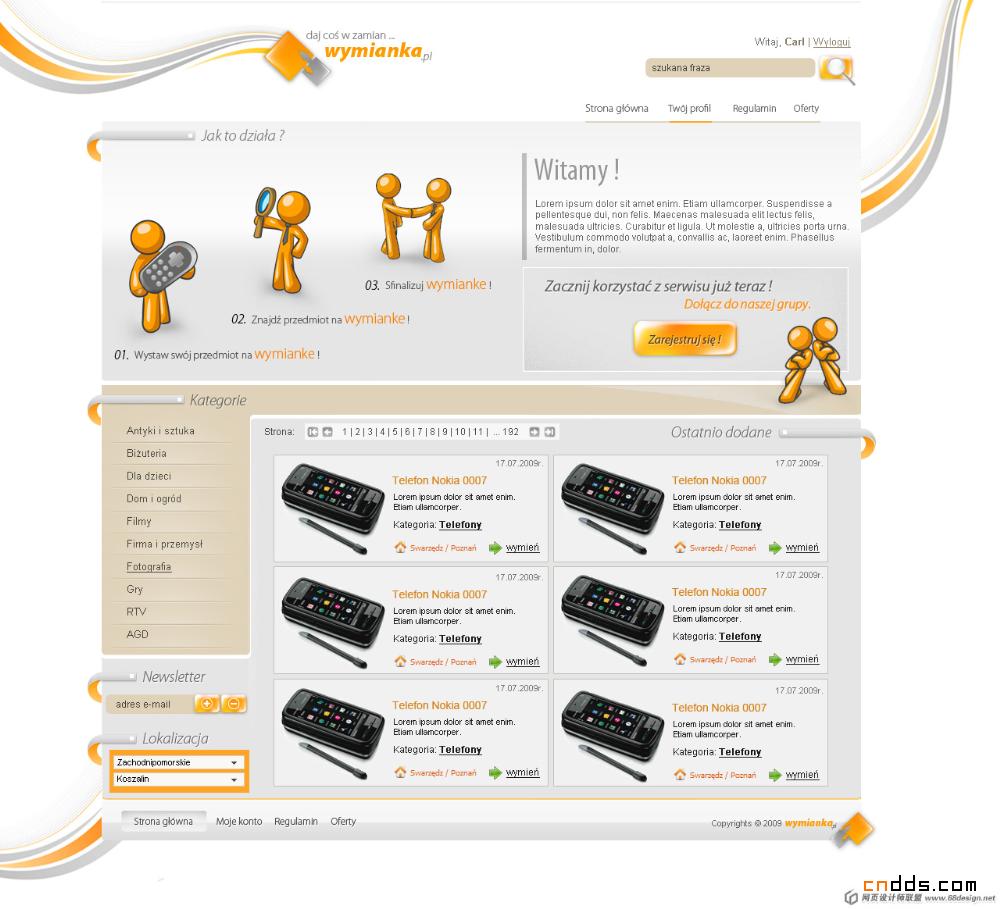波蘭carl913精彩網(wǎng)站設(shè)計(jì)作品