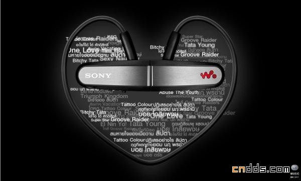 泰國酷站欣賞— walkman  Sony 系列 xseries 手機(jī)