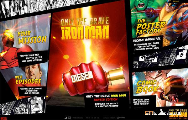 酷站推薦]Diesel Only The Brave x Ironman