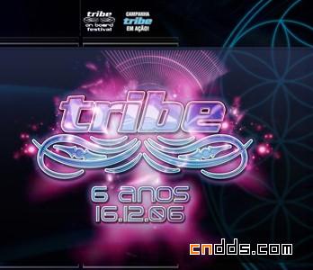 tribe絢麗的音樂網(wǎng)站設(shè)計欣賞