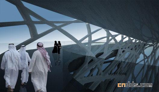迪拜Za abeel公园观测塔
