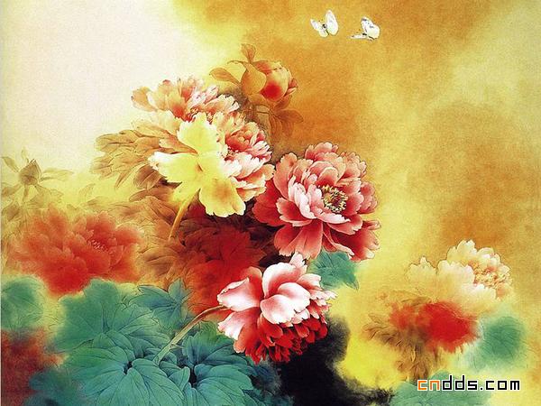 鄒傳安工筆花鳥畫