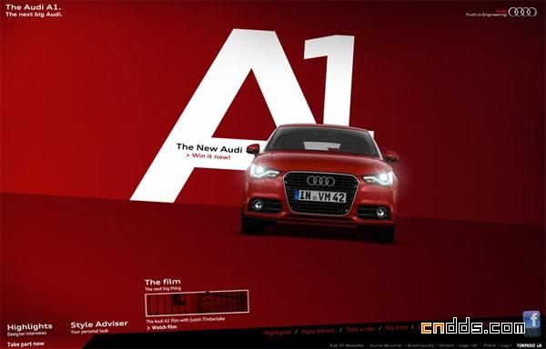[酷站推荐]The Audi A1