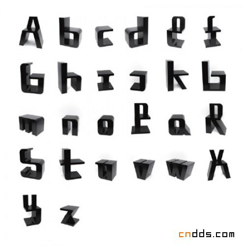 千变万化的字母椅