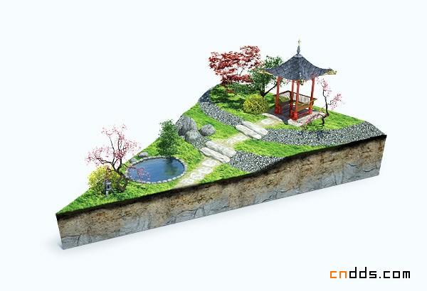 Psyho为旅游公司设计的3D插画欣赏
