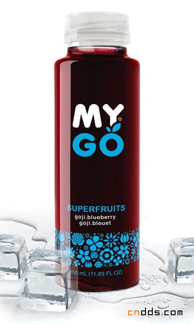 荷兰功能性饮料MYGO Superfruit经典包装分享