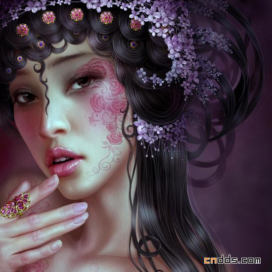 20張漂亮的美女CG頭像作品