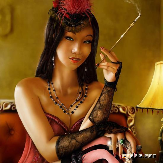 20張漂亮的美女CG頭像作品