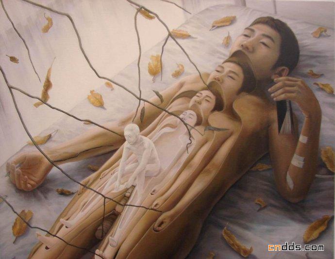 日本艺术家超现实绘画作品