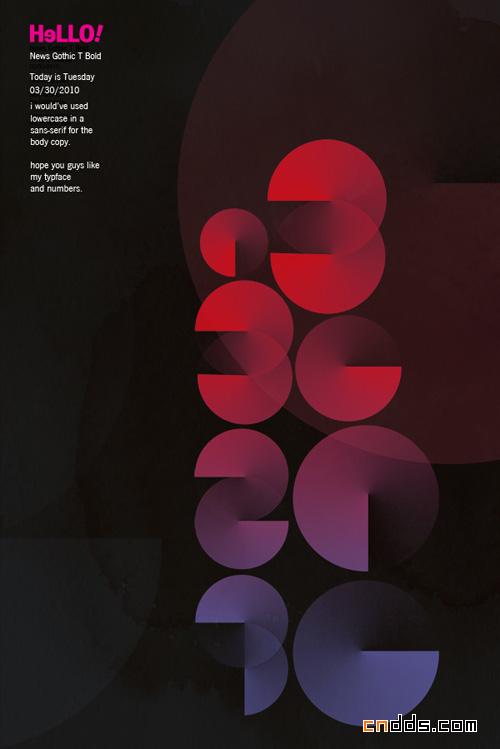 24张圆形元素海报设计