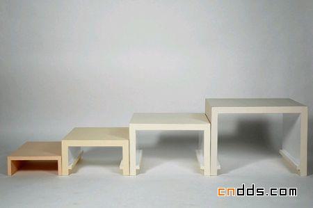 节约空间-层叠桌子