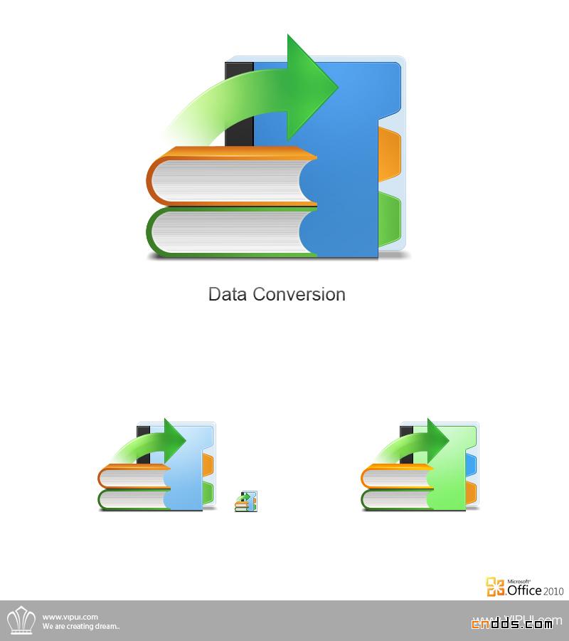 VIPUI.Design Data Conversion 图标设计
