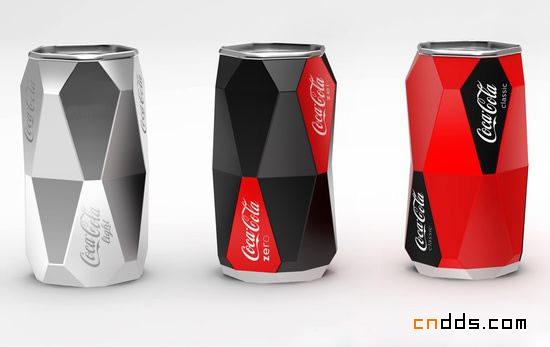 可口可乐独特的概念包装罐设计