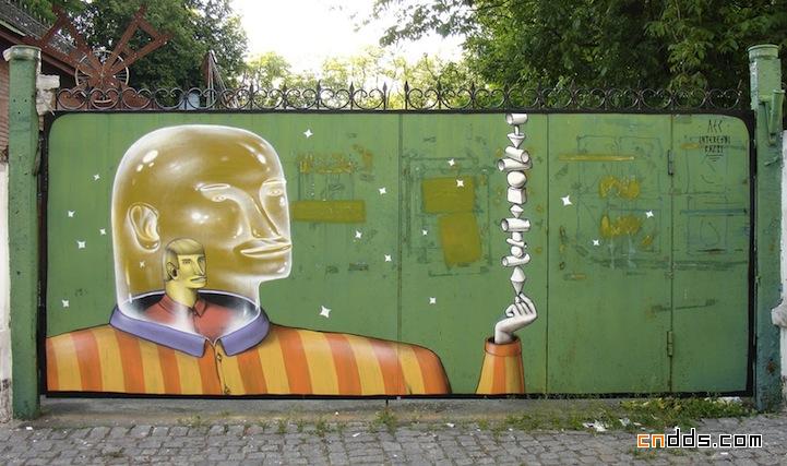 东欧超现实主义街头艺术