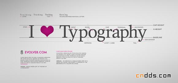 最新漂亮字体排版设计欣赏