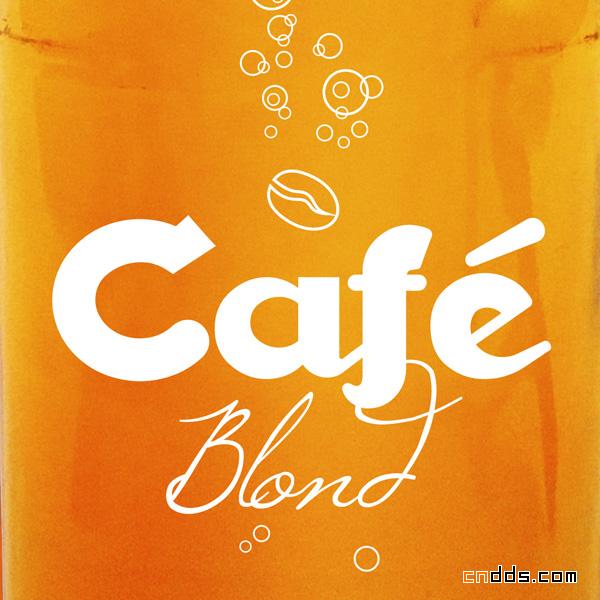 金咖啡（Cafe Blond ）饮料包装设计