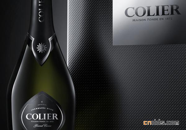 商业女性香槟酒Colier包装设计