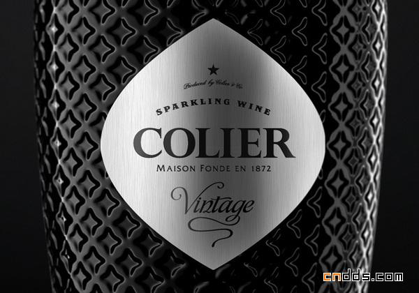 商业女性香槟酒Colier包装设计
