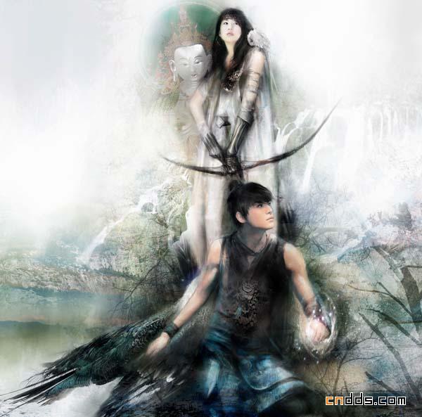水墨三國—翁子揚國風插畫