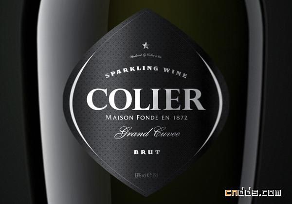 商业女性香槟酒Colier