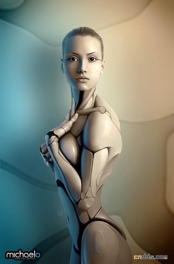 我们未来的机器人都是美人儿