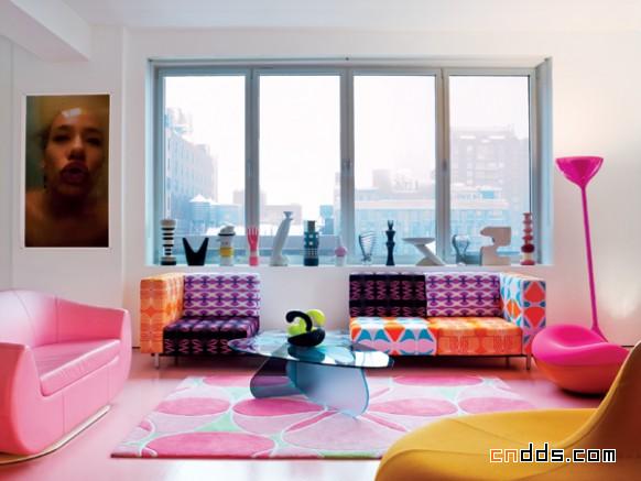 设计师Karim Rashid的公寓室内设计