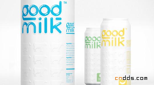 牛奶包装设计good milk