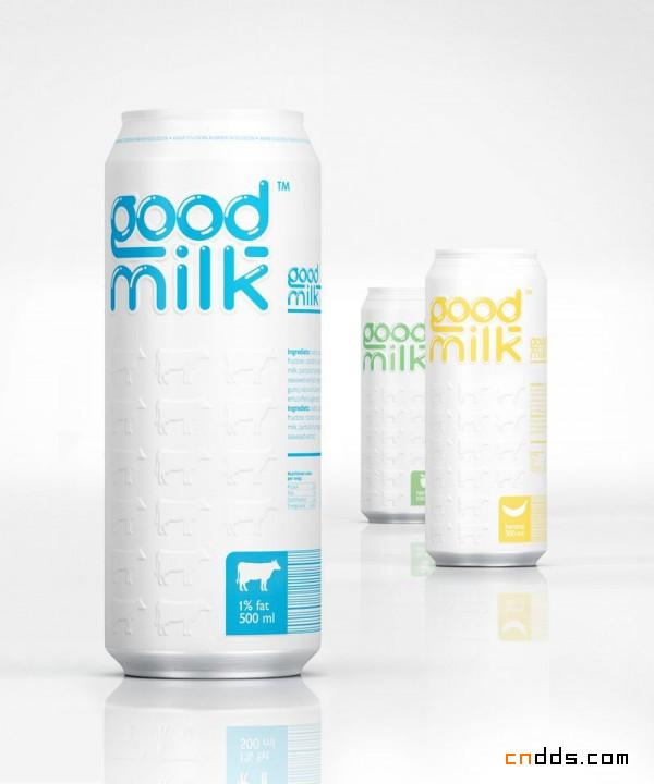 牛奶包装设计good milk