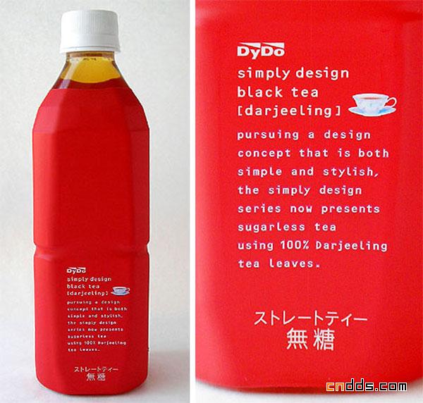 漂亮的日式PET塑料瓶饮料设计