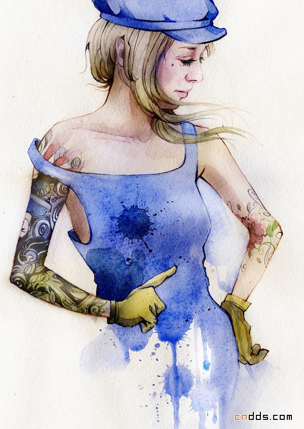Dmitriy水彩插画欣赏