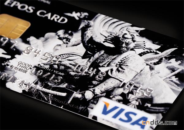 丰富图案—VISA CARD信用卡设计