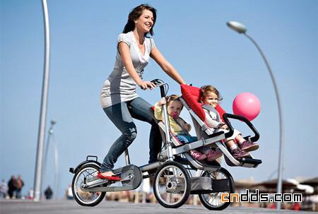 自行车转换成婴儿车