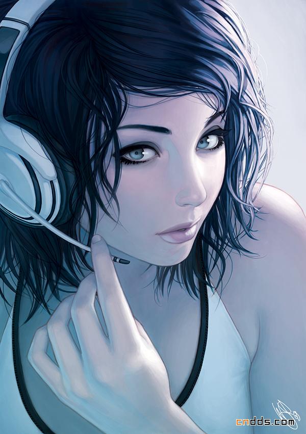 Warren Louw人物肖像插画