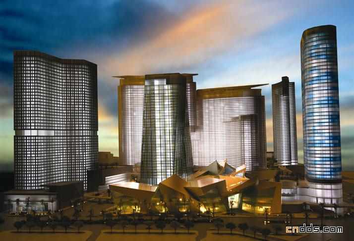 晶体外形建筑MGM MIRAGE城市中心