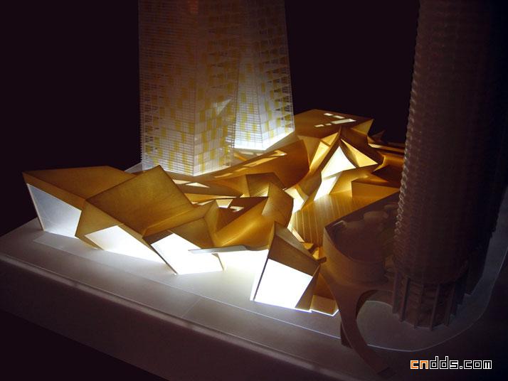 晶体外形建筑MGM MIRAGE城市中心