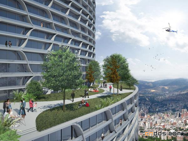 垂直的城市（Vertical City 效果图欣赏）