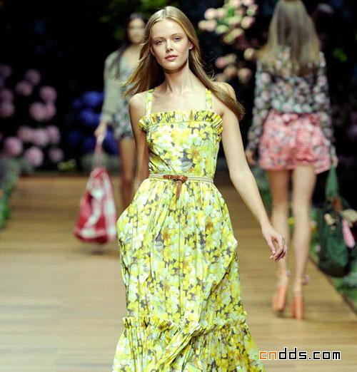 D&G 2011春夏田園少女裝新品秀場