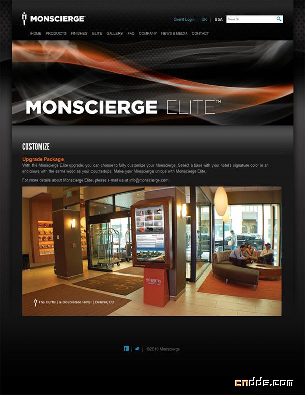 美国Monscierge酒店触摸屏科技公司
