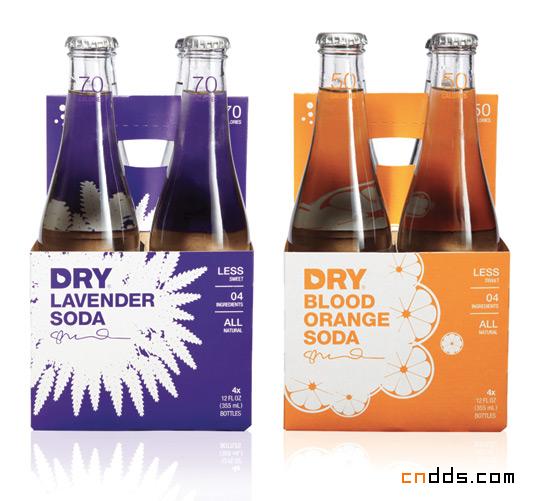 Dry Soda Company苏打水包装欣赏