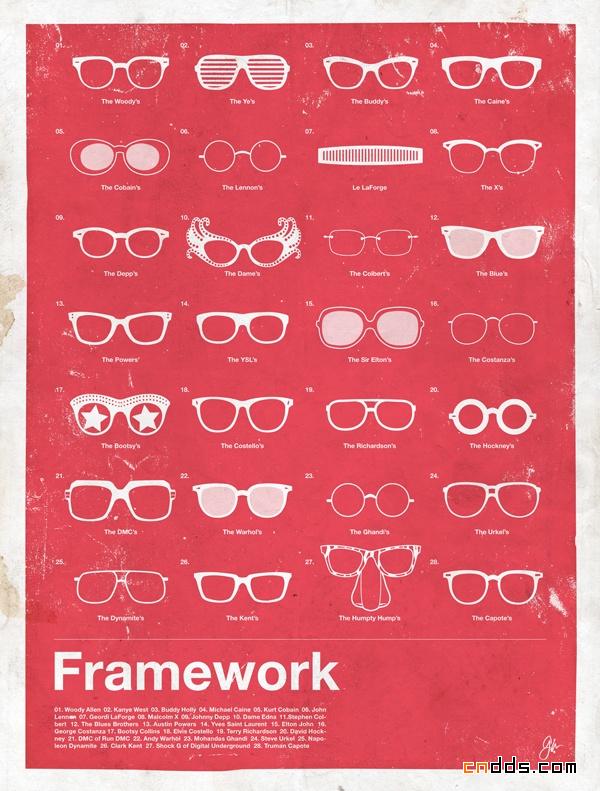 Framework——Moxy Creative海报设计