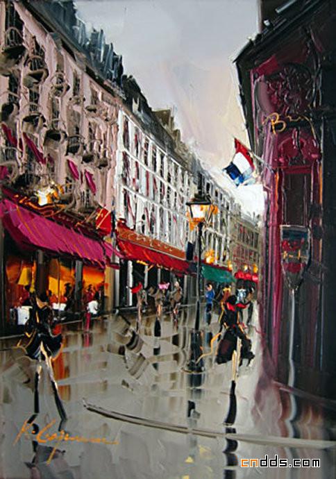 Kal Gajoum油画作品欣赏